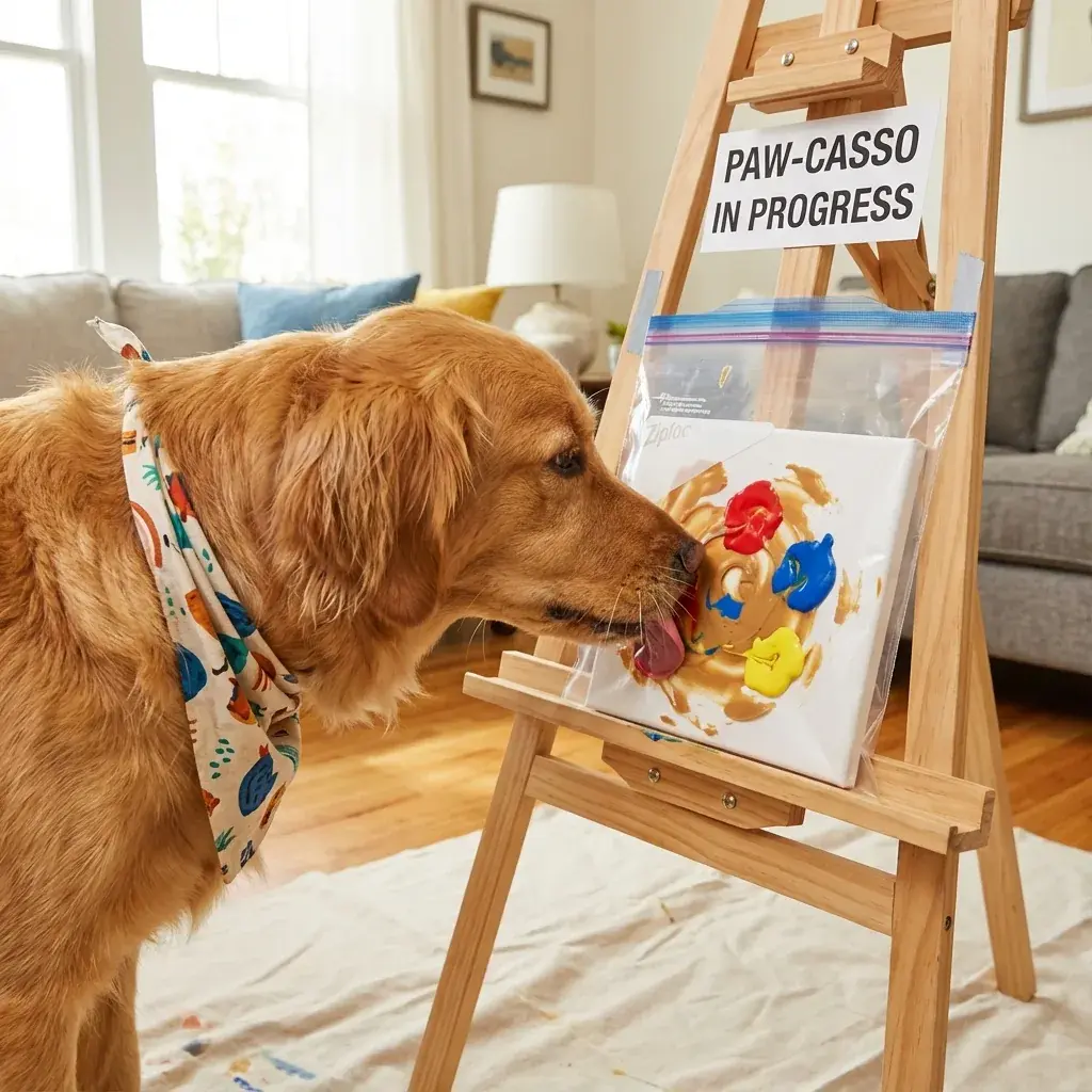 PAW-casso Painting